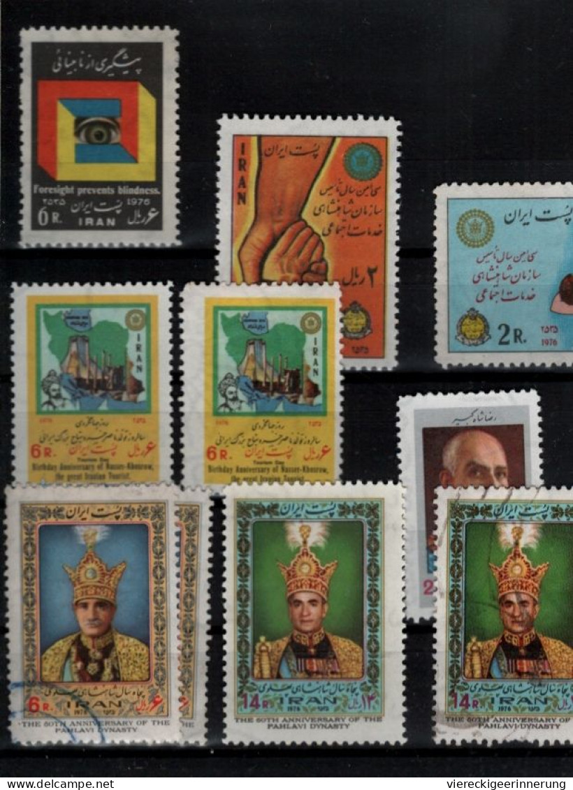 ! Persien, Persia, Iran, 1976-1977, Lot Of 95 Stamps - Iran