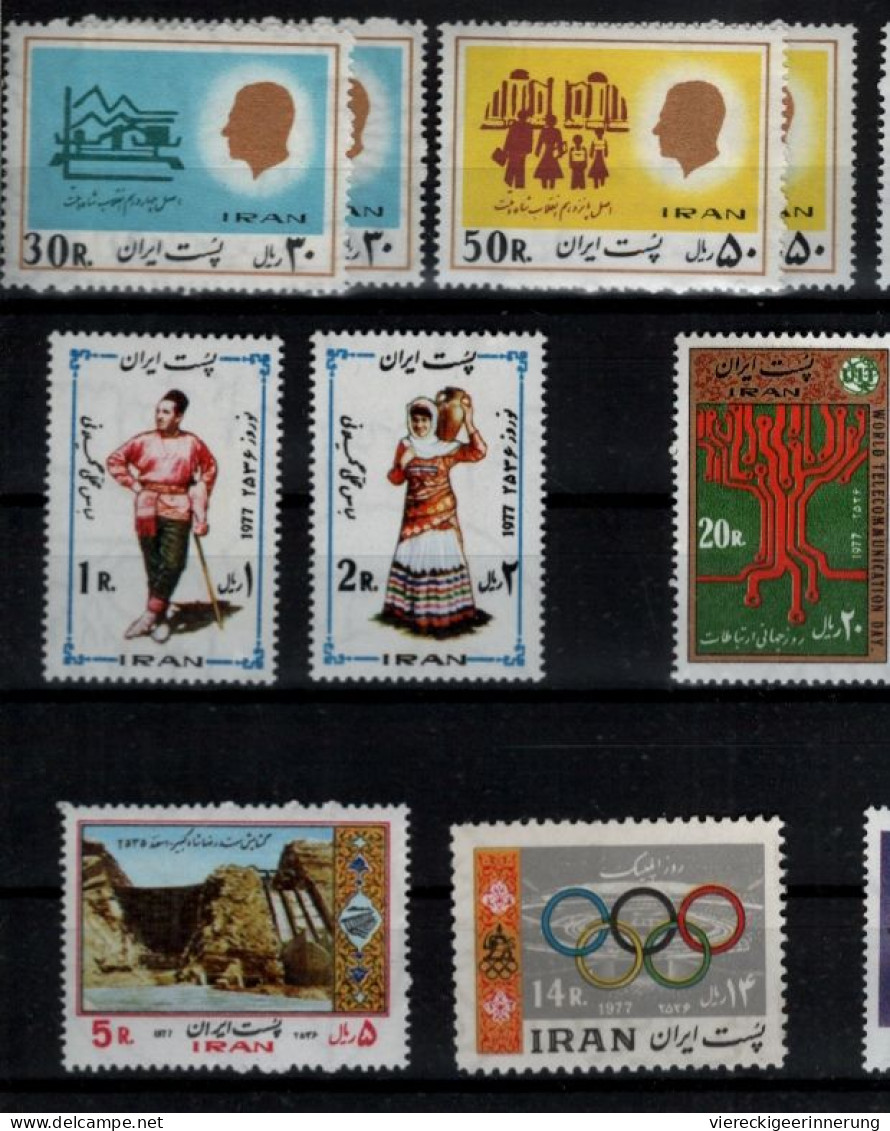 ! Persien, Persia, Iran, 1976-1977, Lot of 95 stamps