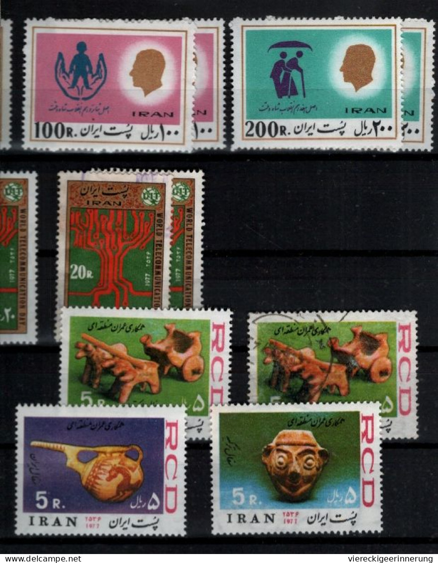 ! Persien, Persia, Iran, 1976-1977, Lot of 95 stamps