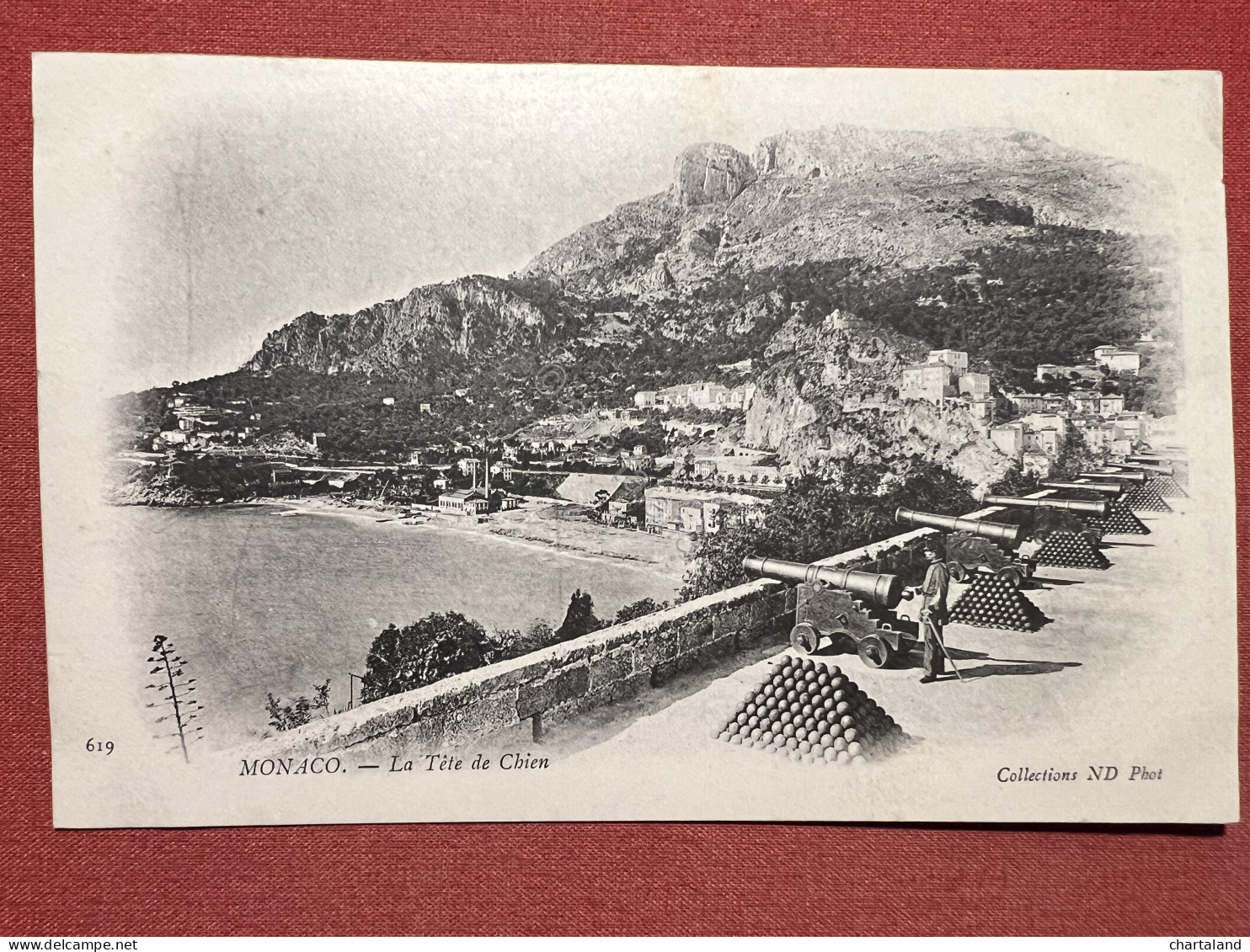 Cartolina - Monaco - La Tete De Chien - 1900 Ca. - Non Classés