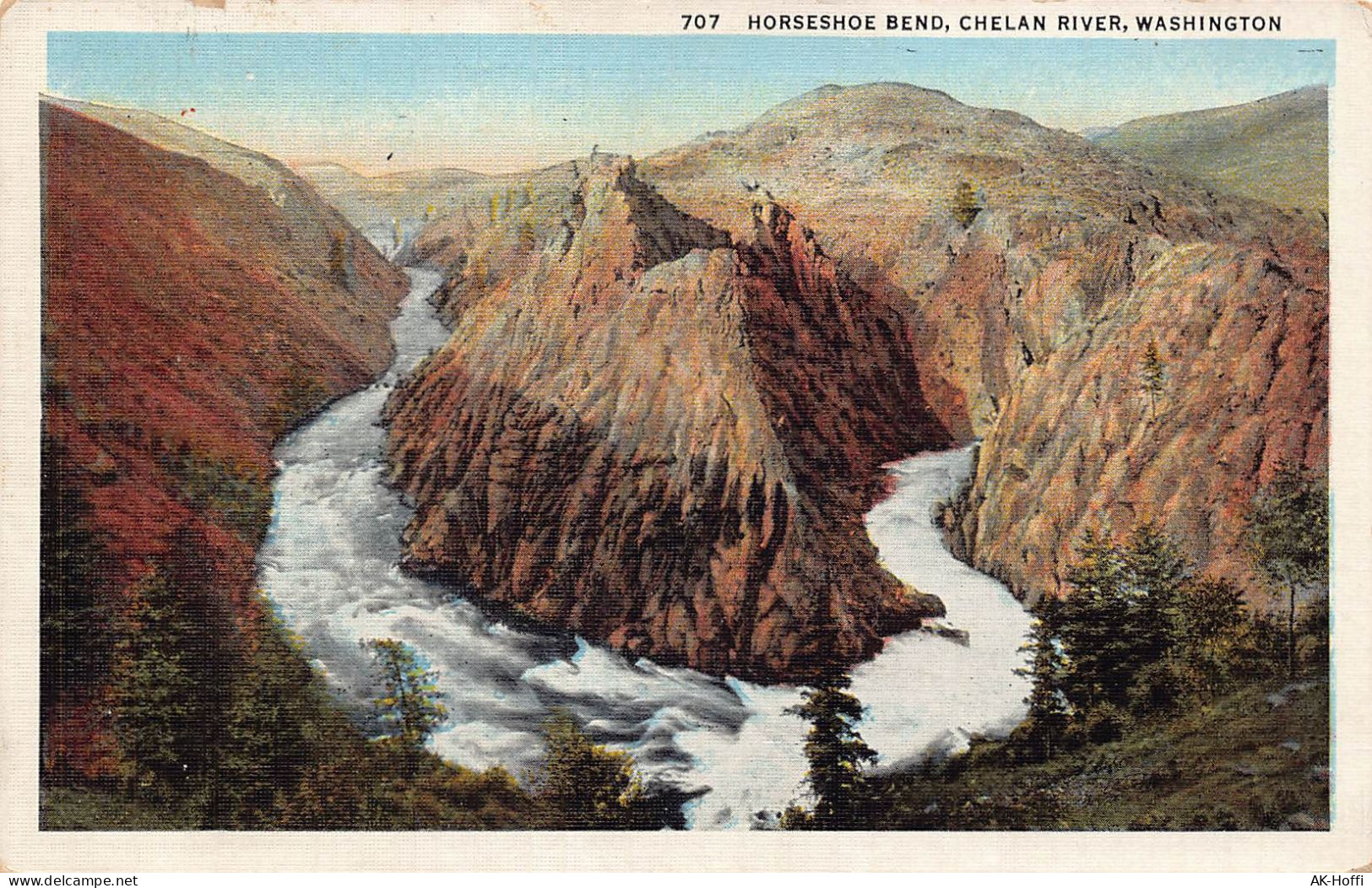 Horseshoe Bend Of Chelan River WA Washington - Autres & Non Classés