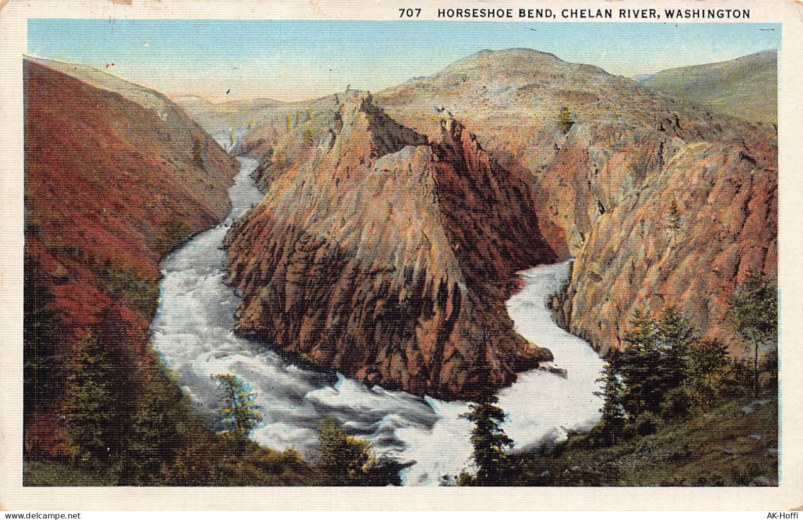 Horseshoe Bend Of Chelan River WA Washington - Andere & Zonder Classificatie