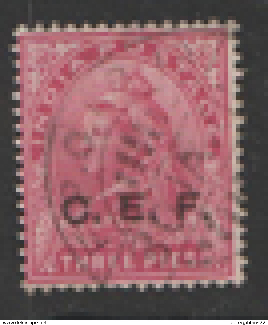 India  C.E.F.   1900  SG C1  3p  Fine Used - Sonstige & Ohne Zuordnung