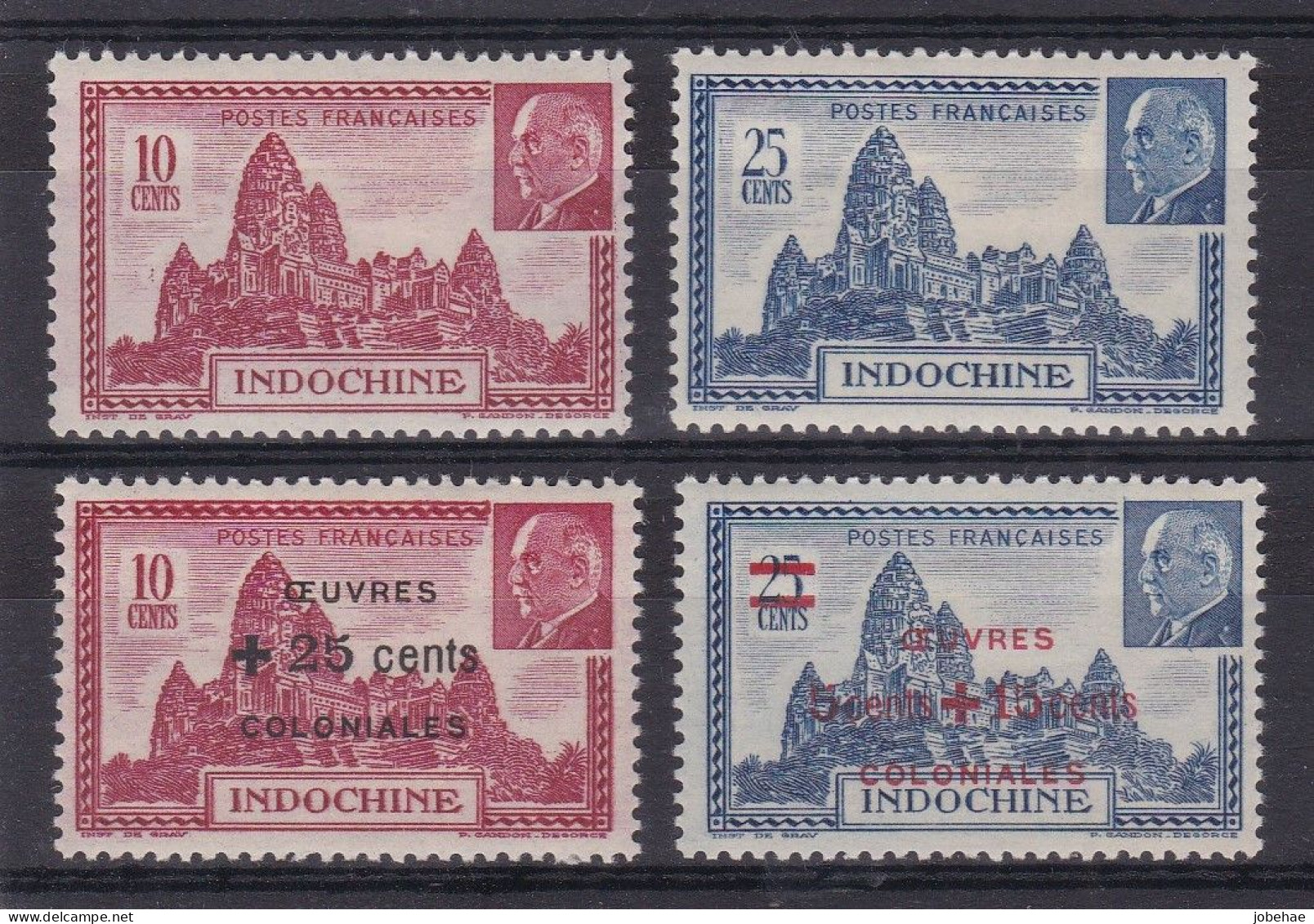 Indochine Francais  YT°-* 222-223 - Used Stamps