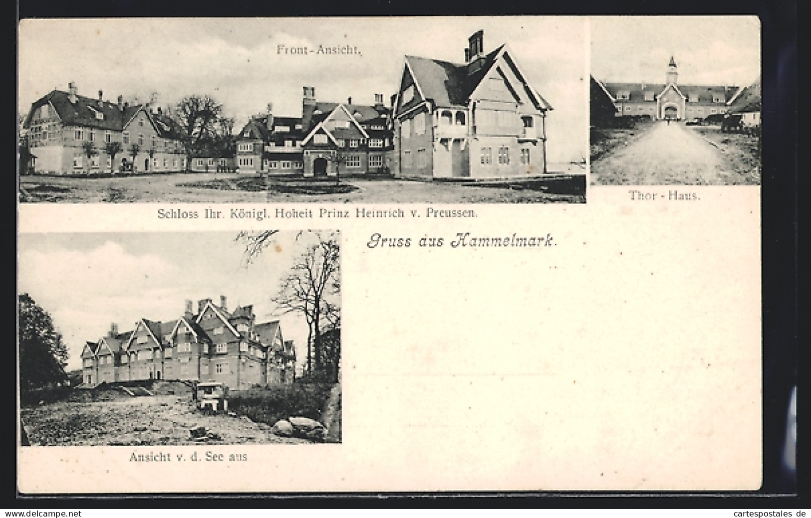 AK Hemmelmark Bei Eckernförde, Schloss V. Prinz Heinrich V. Preussen, Tor-Haus  - Eckernfoerde