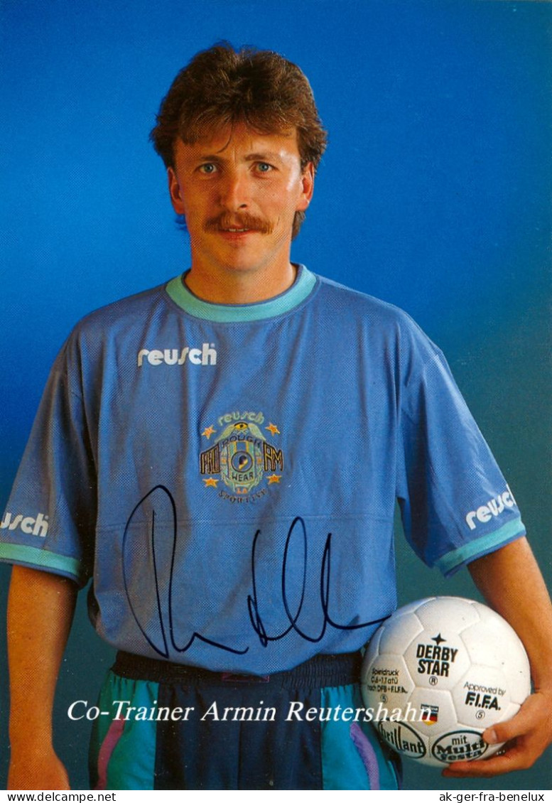 Fußball-Autogrammkarte AK Armin Reutershahn FC Bayer Uerdingen 93-94 KFC Krefeld Hamburger SV HSV Borussia Dortmund BVB - Authographs