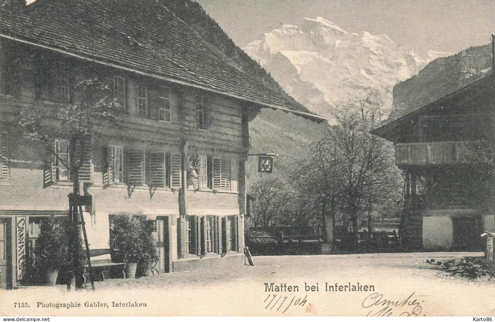 Matten Bei Interlaken * 1904 * Berne Suisse Schweiz - Matten Bei Interlaken