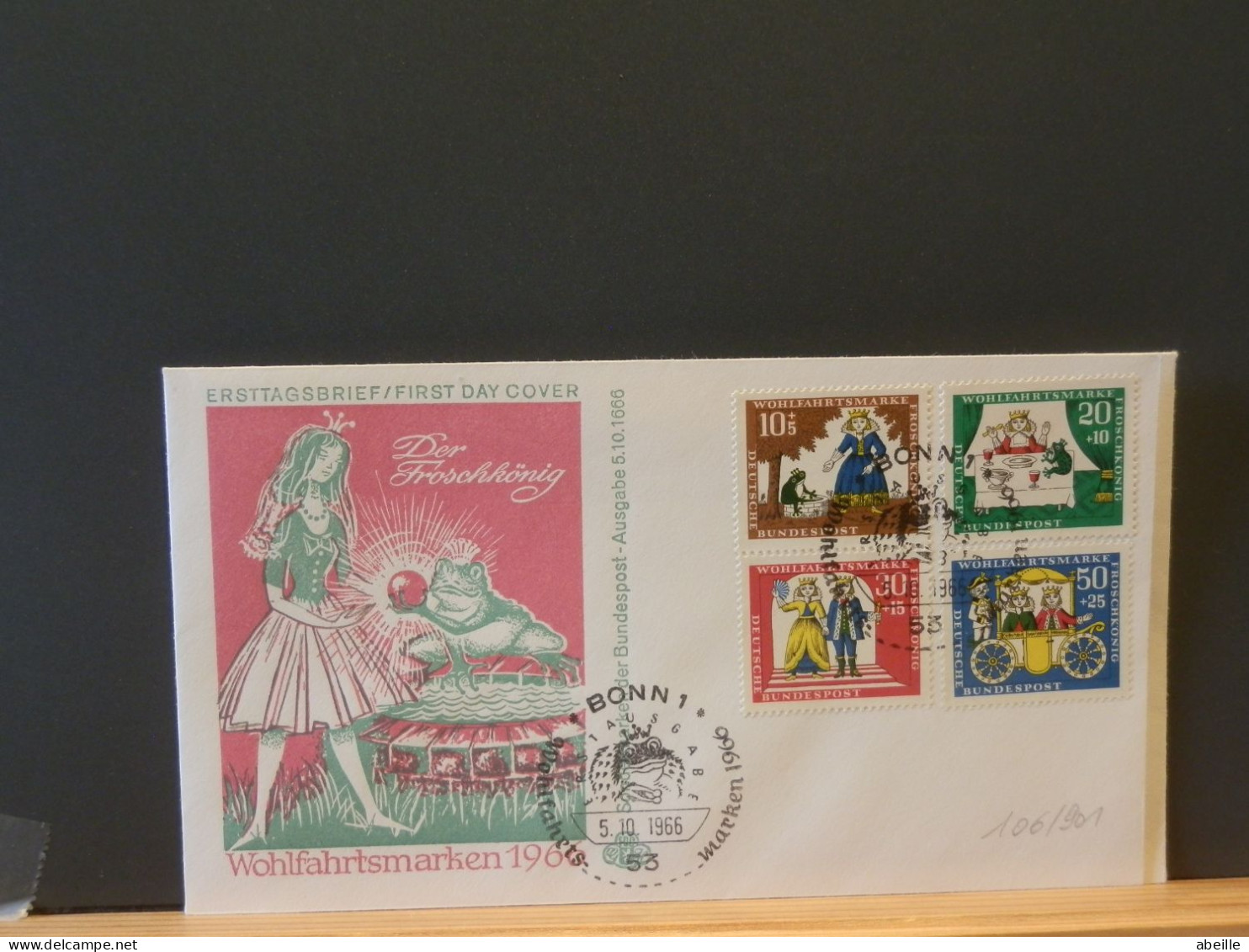 106/901  FDC ALLEMAGNE - 1961-1970