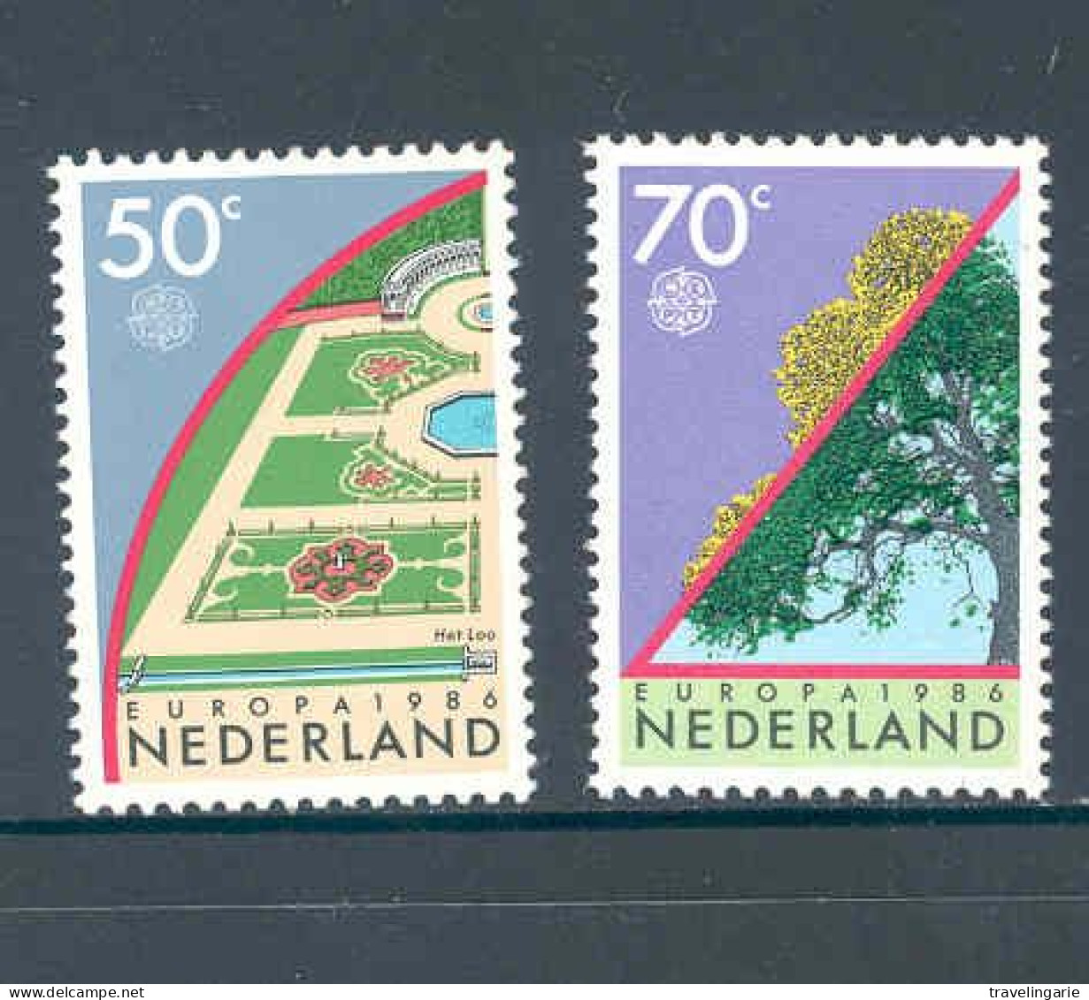 Netherlands  1986 Europa-CEPT NVPH 1353/54 Yvert 1262/63 MNH ** - Nuovi