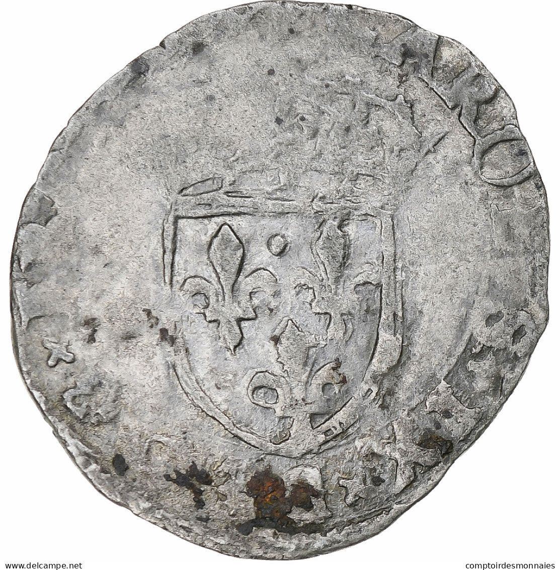 France, Charles IX, Sol Parisis, 1569, Montpellier, Billon, TB+, Gadoury:414 - 1560-1574 Charles IX