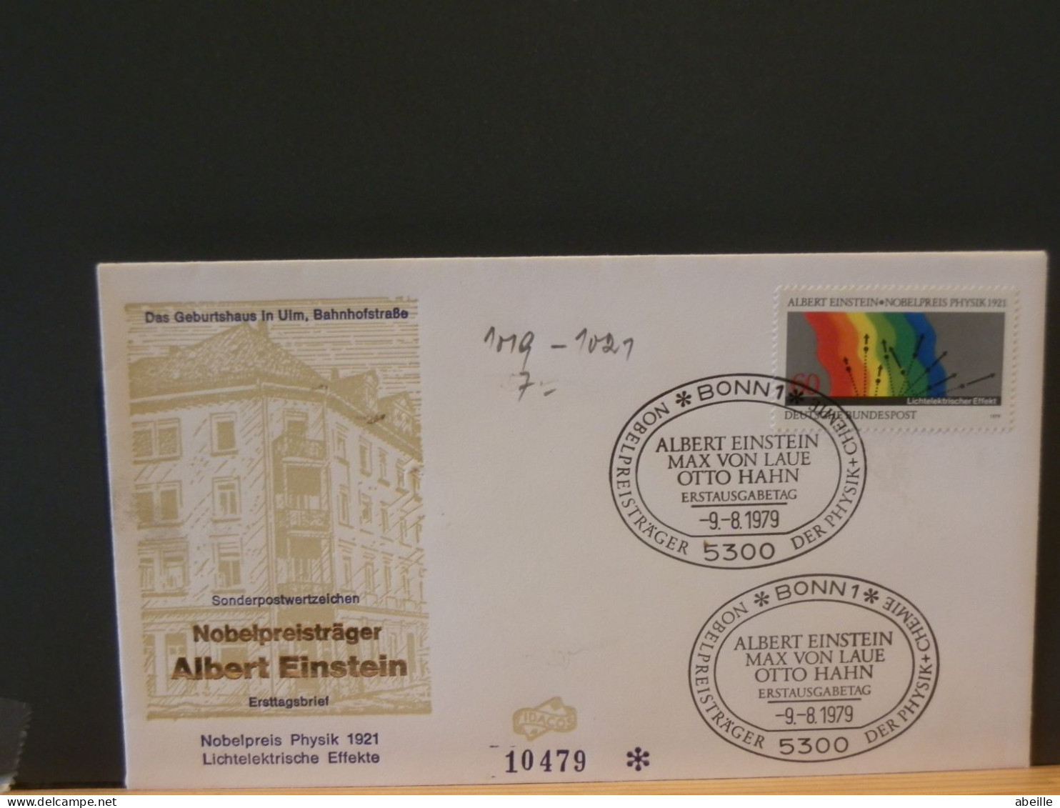 106/907  3  FDC  ALLEMAGNE - Nobel Prize Laureates