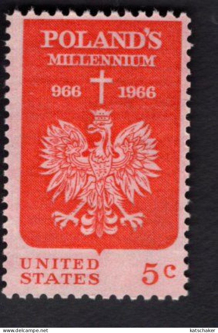 202338837 1966 SCOTT 1313 (XX) POSTFRIS MINT NEVER HINGED  - POLISH MILLENNIUM - Ongebruikt