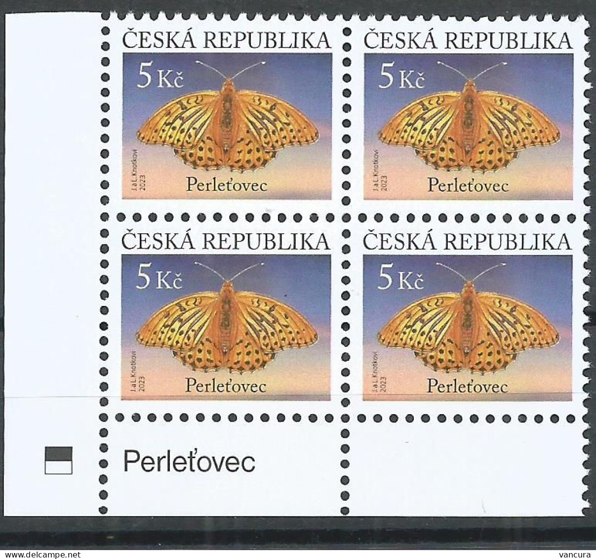 ** 1236 Czech Republic  Silver-washed Fritillary 2023 - Nuevos