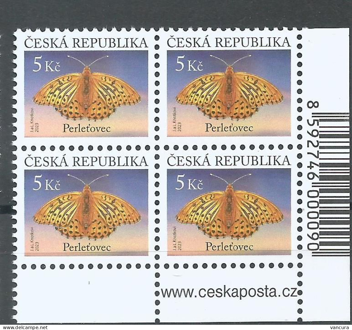 ** 1236 Czech Republic  Silver-washed Fritillary 2023 - Ungebraucht