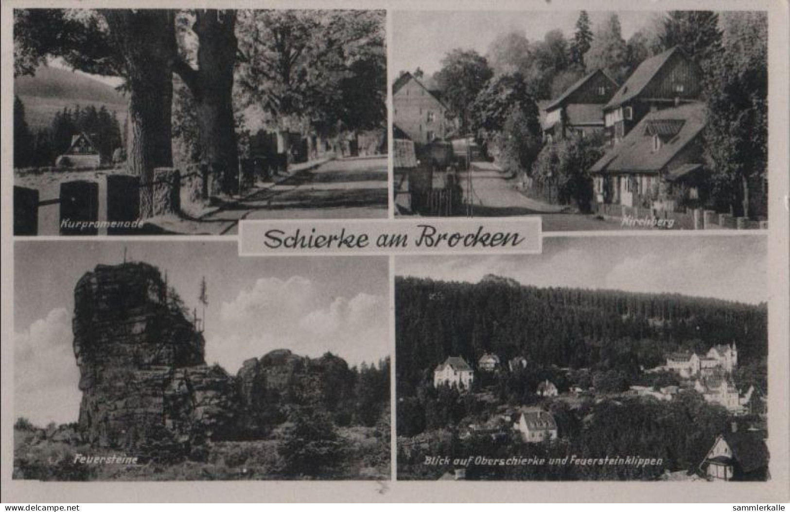 61060 - Schierke - U.a. Feuersteine - 1950 - Schierke