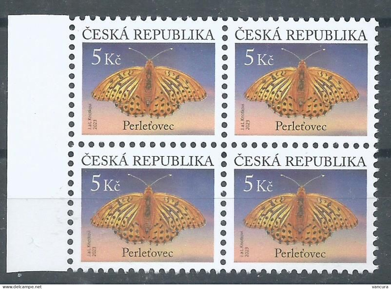 ** 1236 Czech Republic  Silver-washed Fritillary 2023 - Nuevos