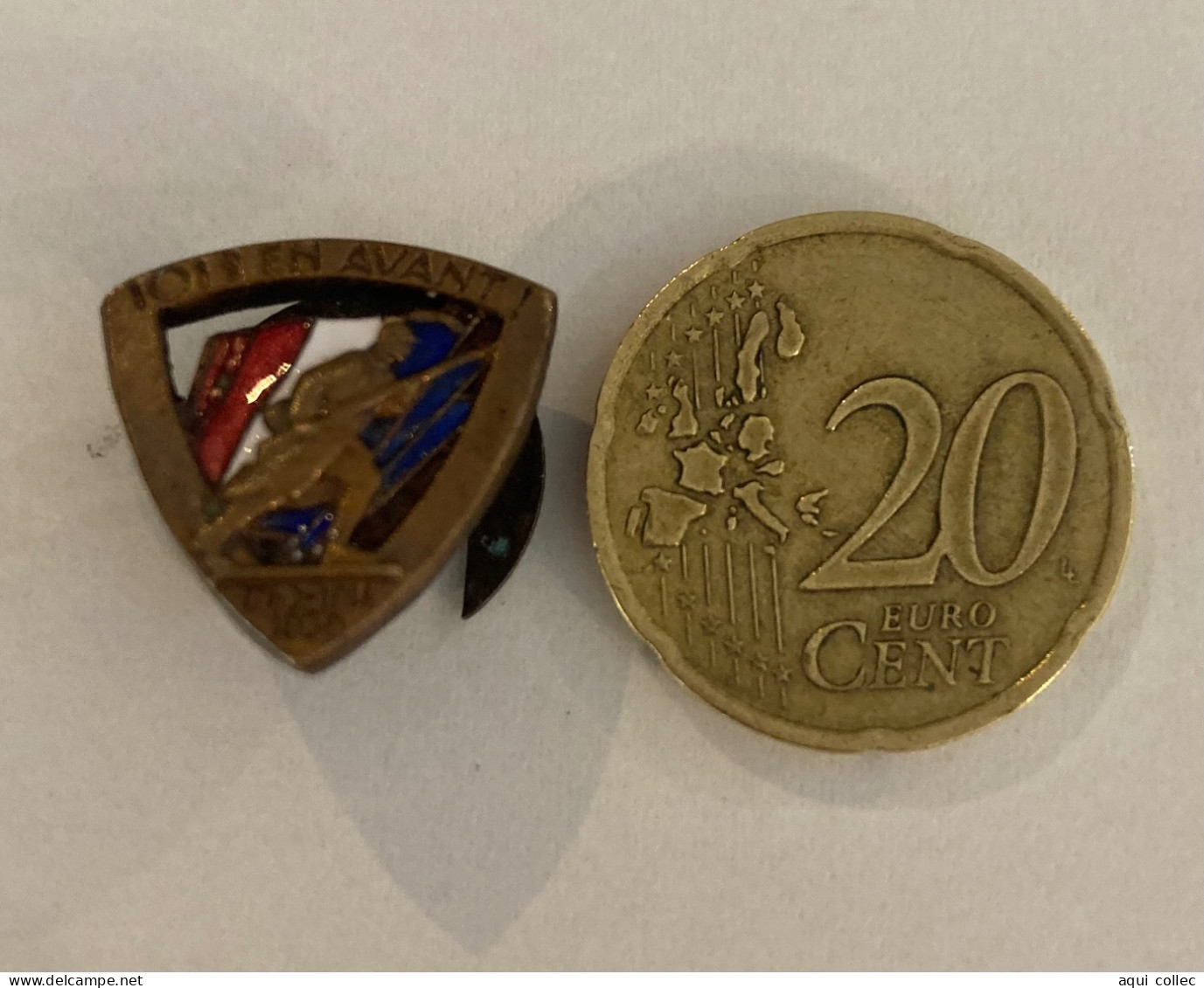 INSIGNE DE BOUTONNIÈRE 101ème RÉGIMENT D'INFANTERIE 1939 - 1939-45