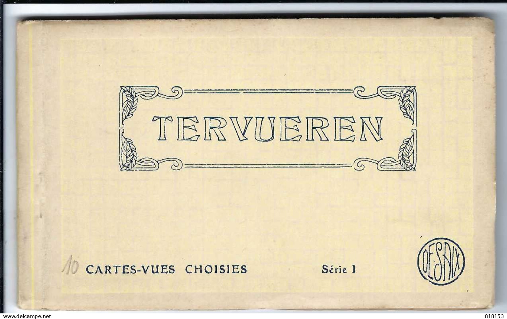 Tervuren TERVUEREN  10 CARTES VUES CHOISIS Série 1  DESAIX - Tervuren