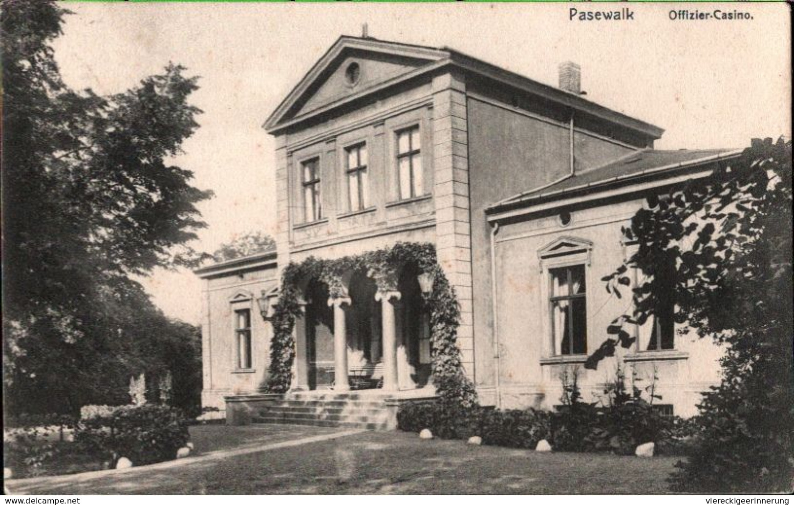 ! Alte Ansichtskarte Aus Pasewalk , Offizier Casino, 1907 - Pasewalk