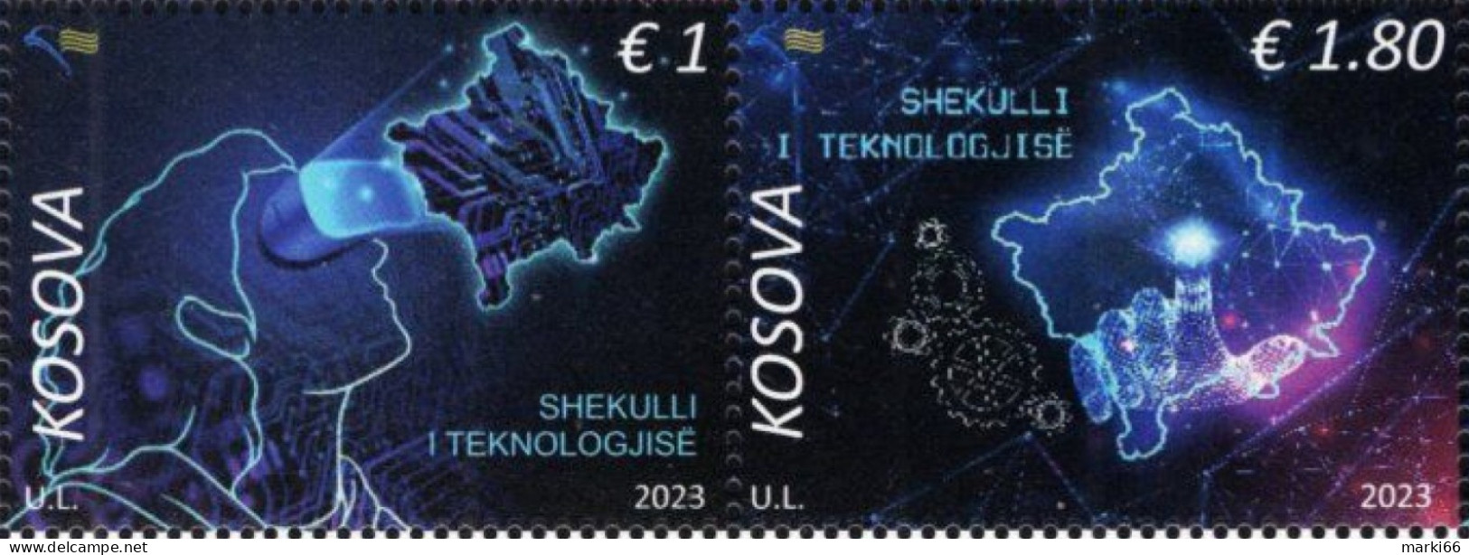 Kosovo - 2023 - Century Of Technology - Mint Stamp Set - Kosovo