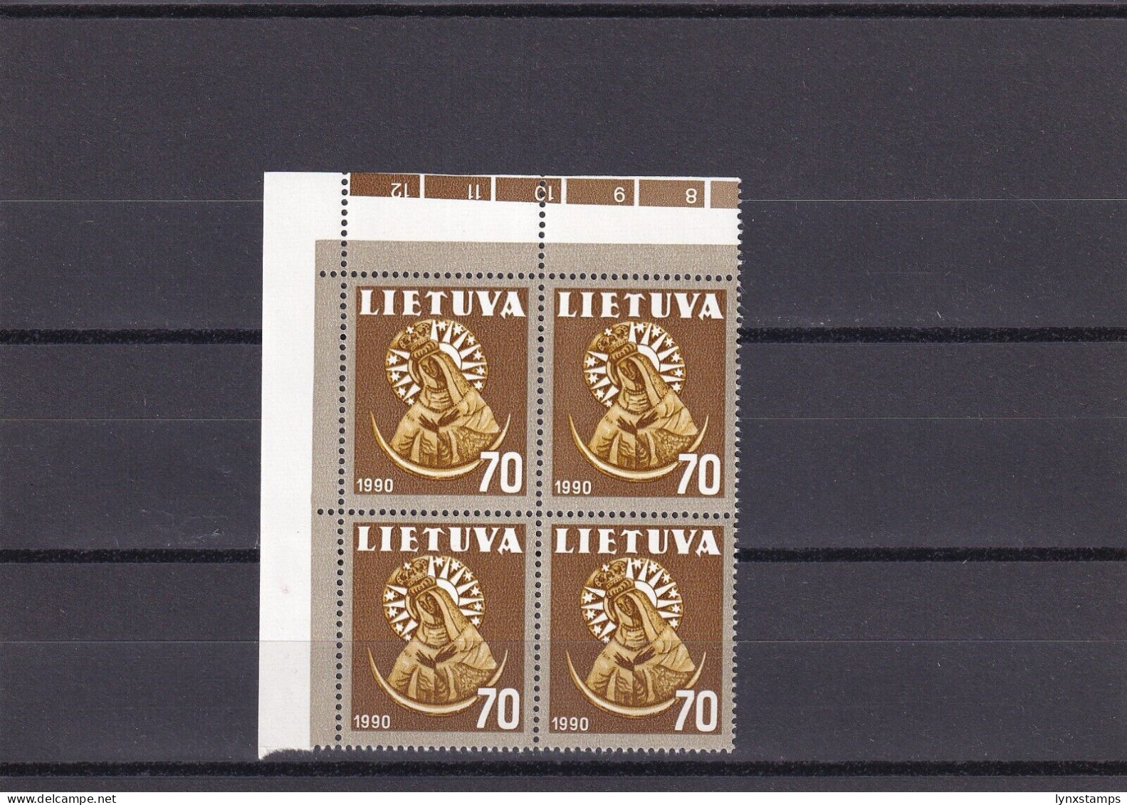 SA05 Lithuania 1991 National Symbols Mint Block Of 4 - Lituania