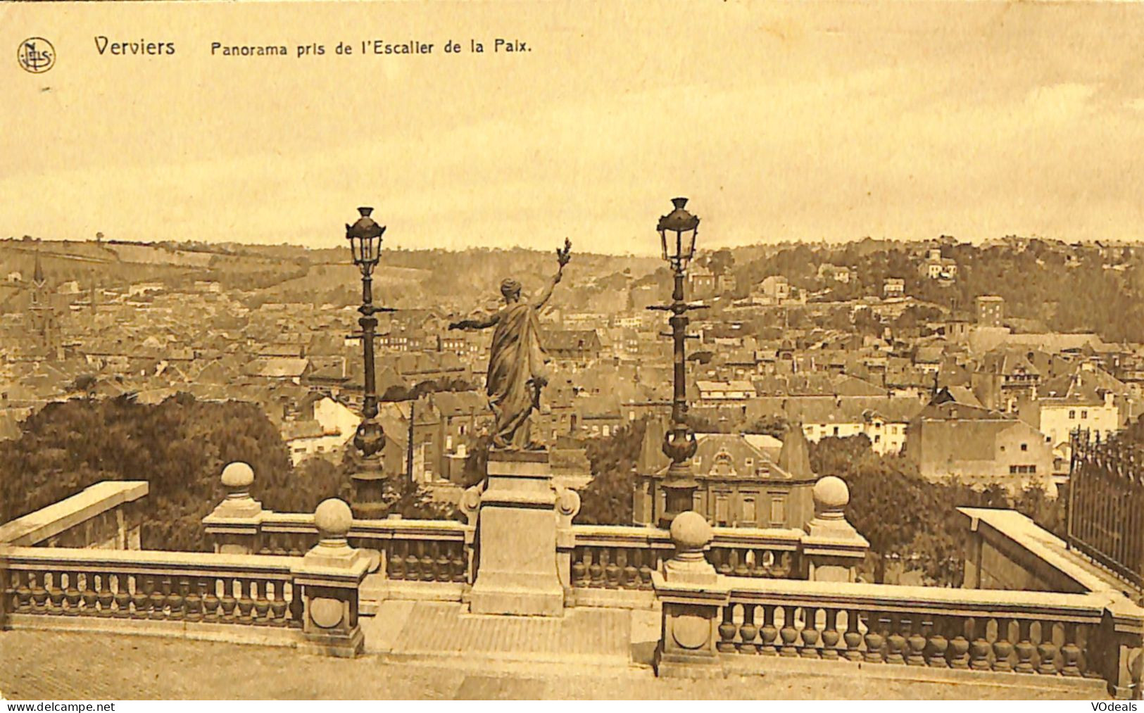 Belgique - Liège - Verviers - Panorama Pris De L'Escalier De La Paix - Verviers