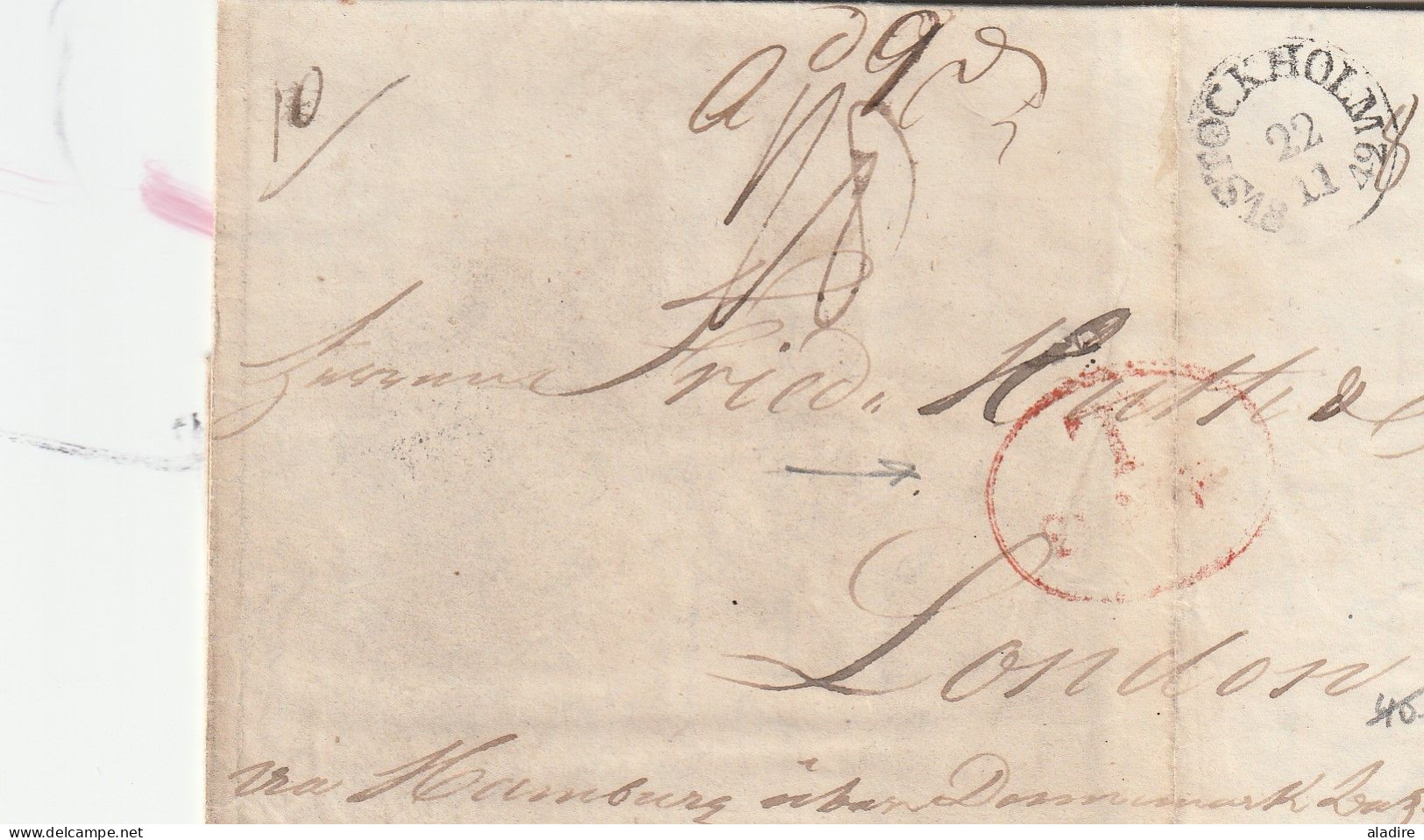 SVERIGE - SWEDEN - Collection Of 7 Old Letters, Covers &  Card (1842-1952) - 14 Scans - € 49 Euros - Verzamelingen