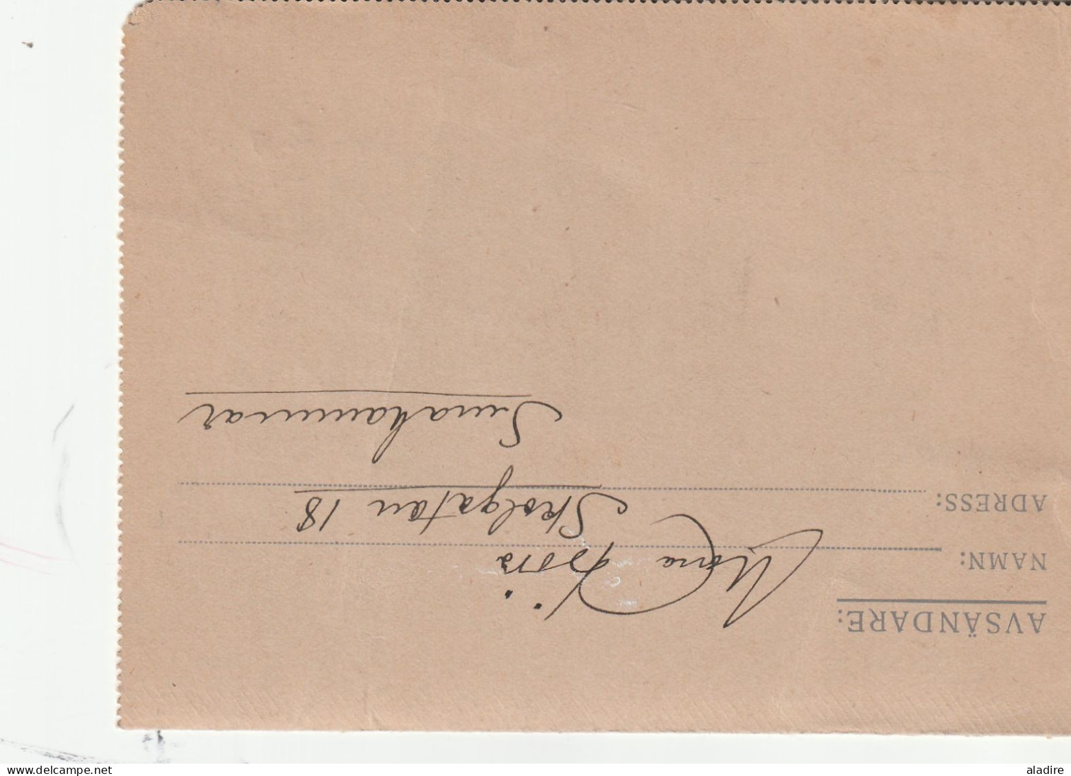 SVERIGE - SWEDEN - Collection of 7 old letters, covers &  card (1842-1952) - 14 scans - € 49 euros