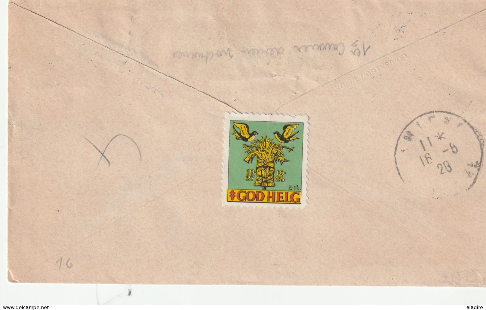 SVERIGE - SWEDEN - Collection of 7 old letters, covers &  card (1842-1952) - 14 scans - € 49 euros