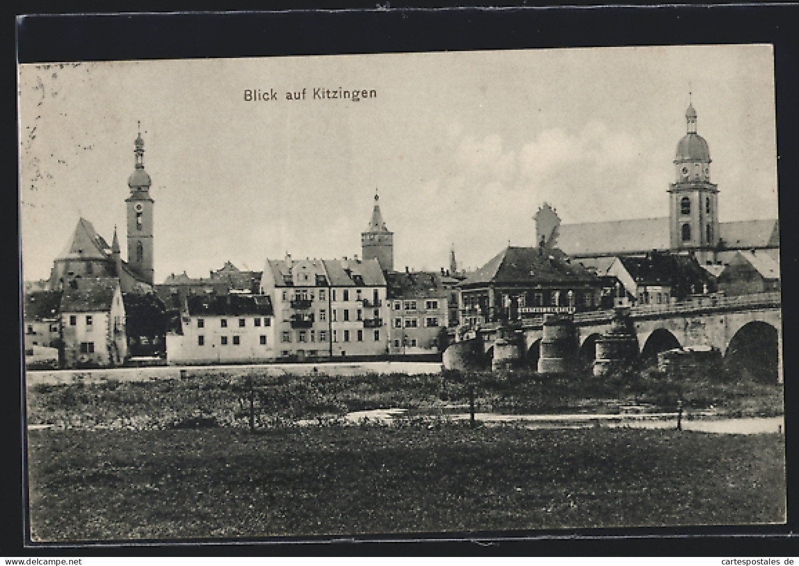 AK Kitzingen A. M., Ortspanorama Mit Brücke  - Kitzingen