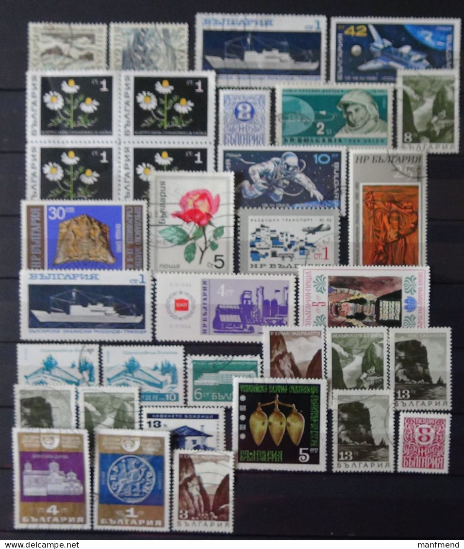 Bulgaria - 80 Stamps - Used - Lot 3 + 4 - Look Scans - Collezioni & Lotti