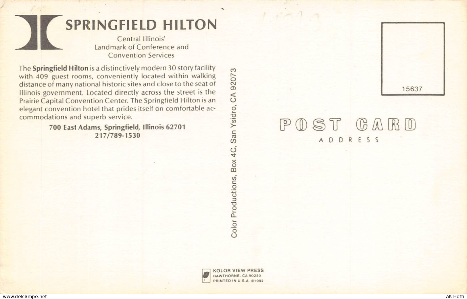 Springfield / Illinois  - SPRINGFIELD HILTON - Springfield – Illinois