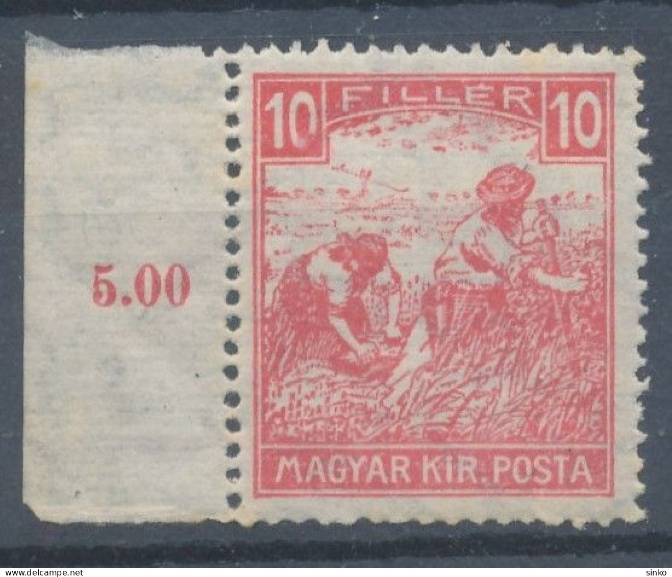 1916. Harvester-Parliament - Misprint - Abarten Und Kuriositäten