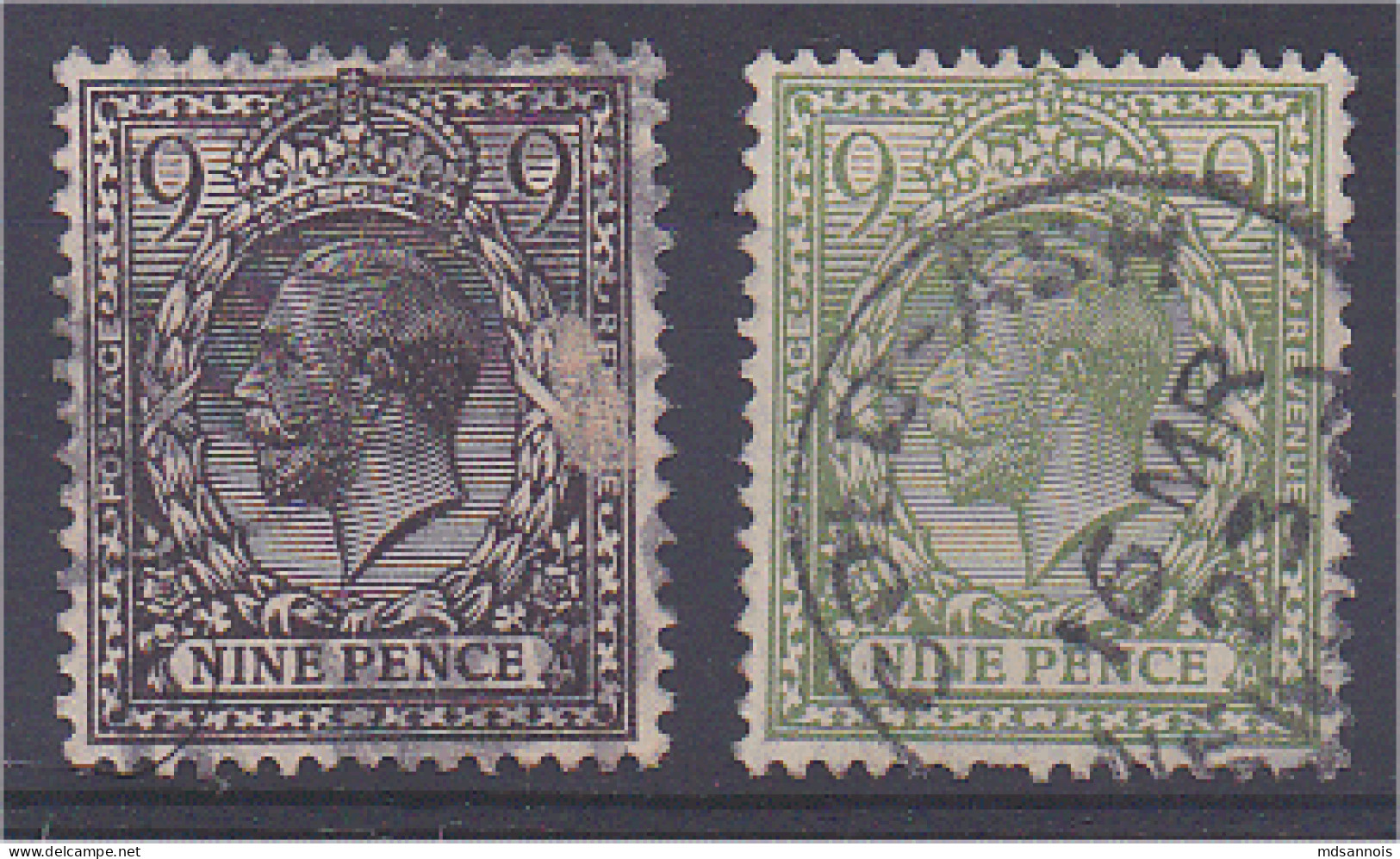 Grande Bretagne N° 150 Et 150a Scan Recto/verso, Les Timbres Vendus Sont Les Timbres Scannés - Usados