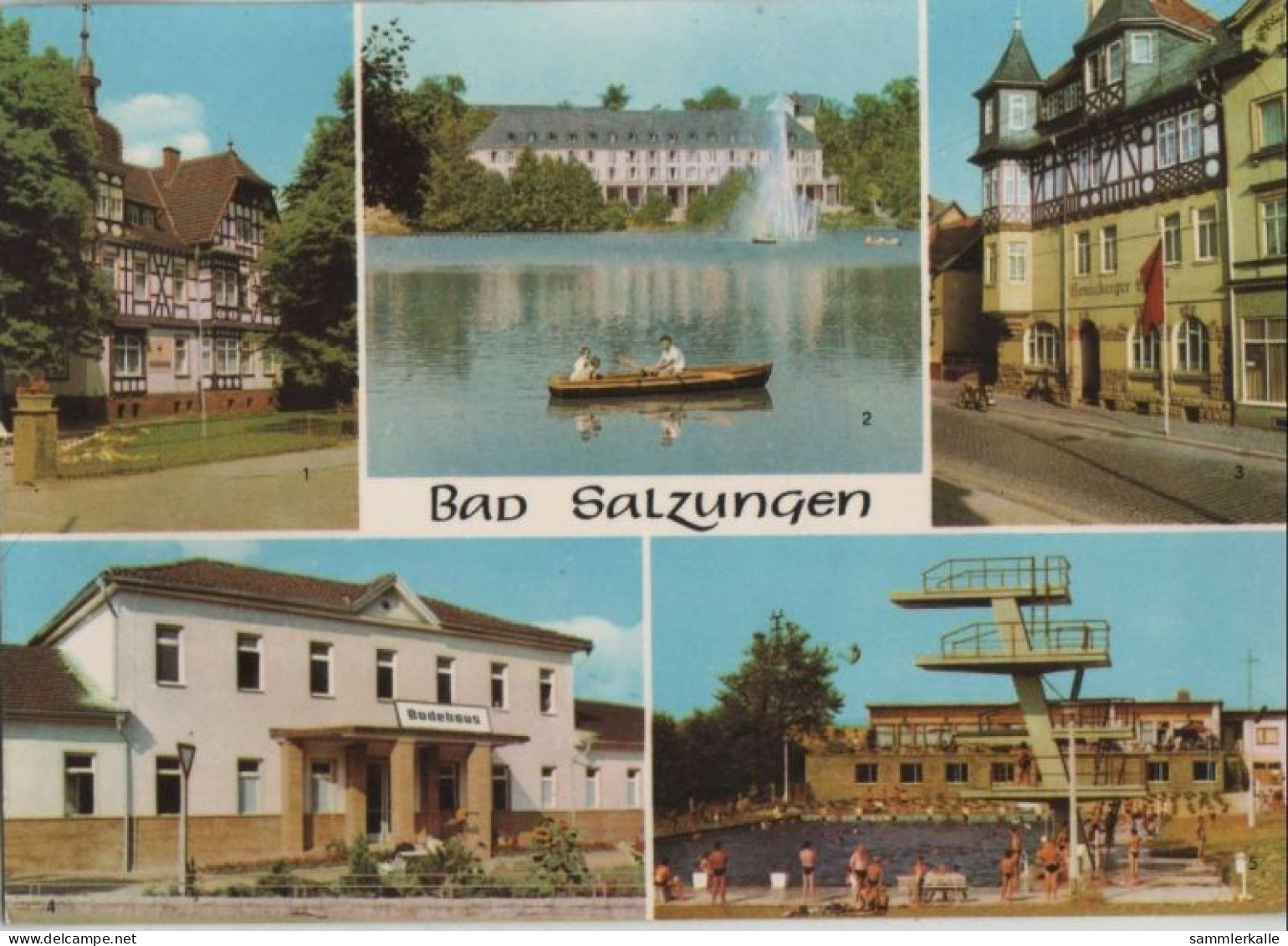 88991 - Bad Salzungen - U.a. Kurhaus Am Burgsee - Ca. 1970 - Bad Salzungen