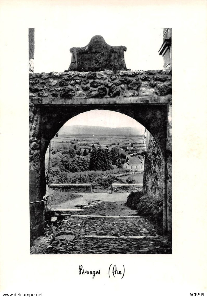 01 PEROUGES Cité Médiévale  Panorama De Meximieux  47 (scan Recto Verso)KEVREN0708 - Pérouges