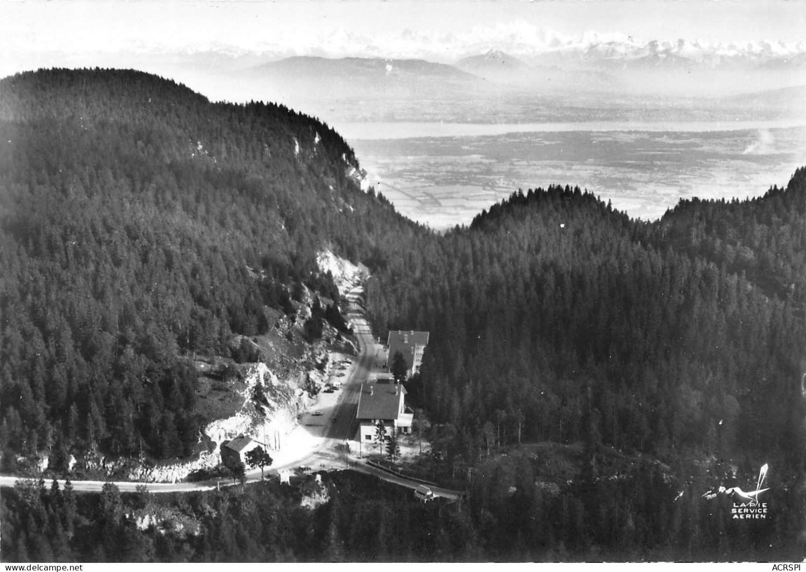 01 GEX Col De La Faucille  Vue Générale Et Le Mont Blanc  45 (scan Recto Verso)KEVREN0706 - Gex