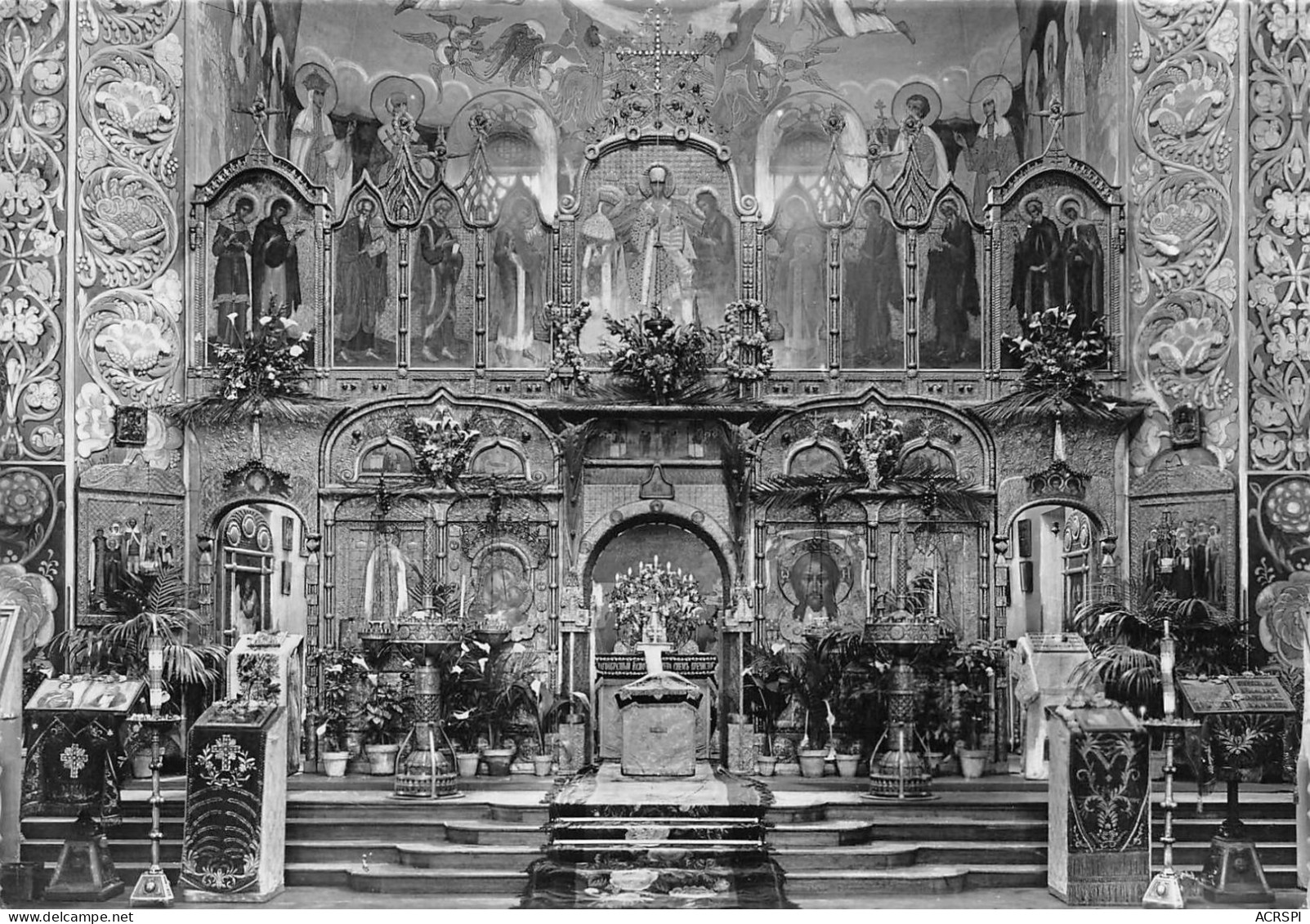 06  NICE église Orthodoxe Russe Autel Décoré Pour Pâques   41 (scan Recto Verso)KEVREN0720 - Monuments, édifices
