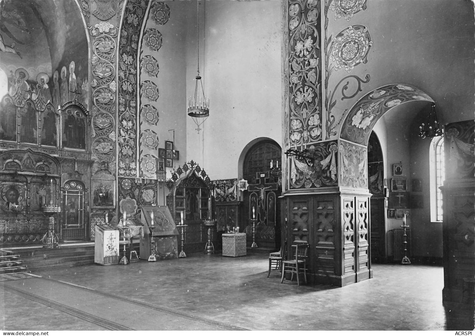 06  NICE église Orthodoxe Russe Intérieur Coté Droit  42 (scan Recto Verso)KEVREN0720 - Monuments, édifices