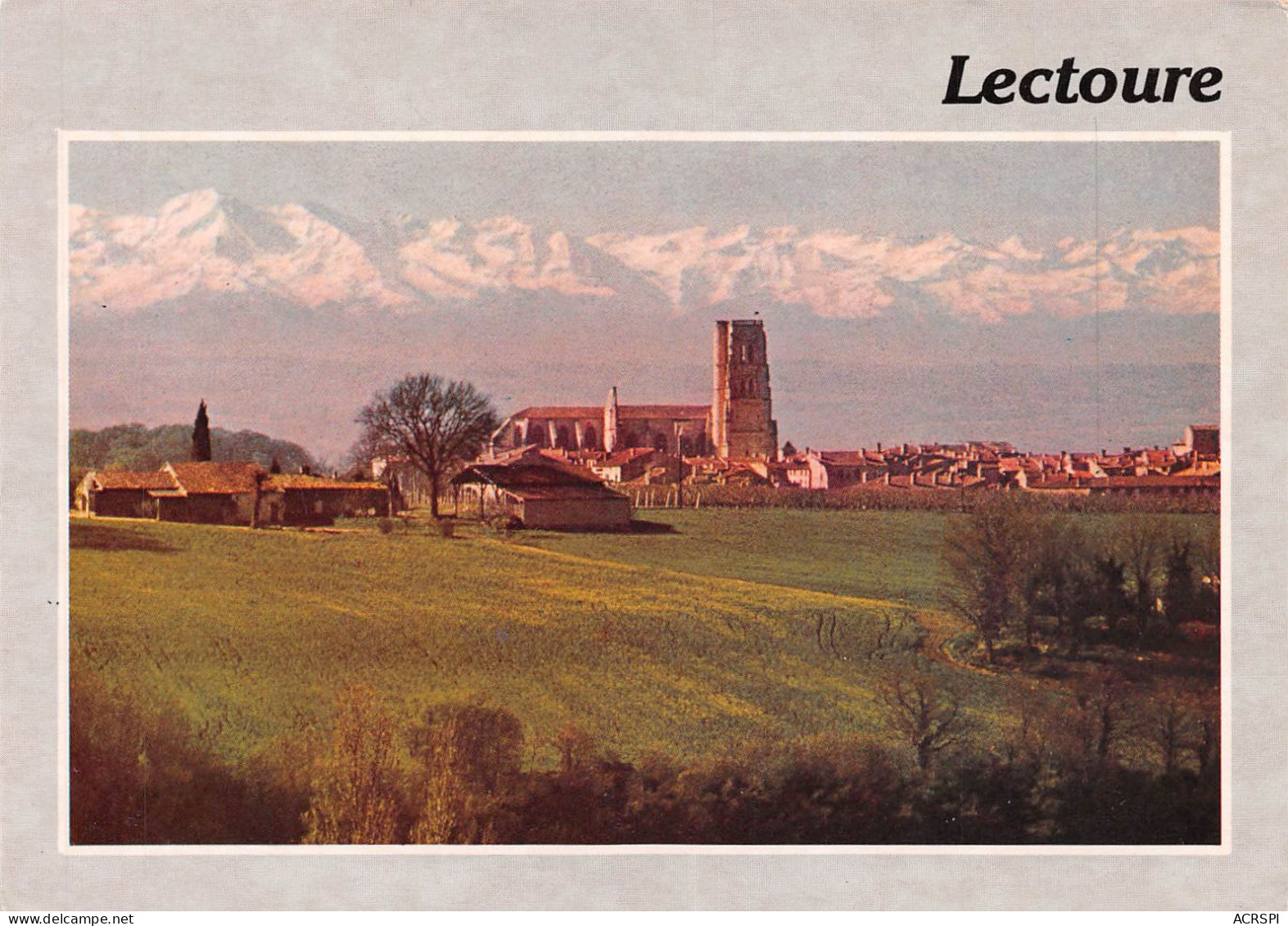 32 LECTOURE  La Cathédrale Et Les Pyrénées 11 (scan Recto Verso)KEVREN0741 - Lectoure