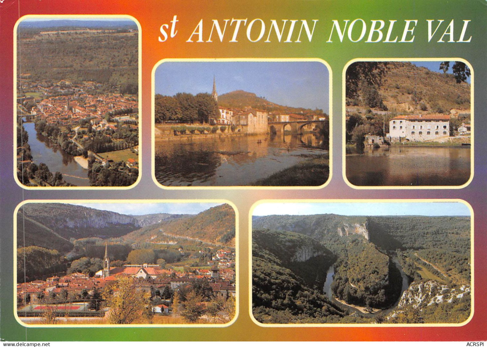 SAINT ANTONIN NOBLE VAL  Multivue  12 (scan Recto Verso)KEVREN0740 - Saint Antonin Noble Val