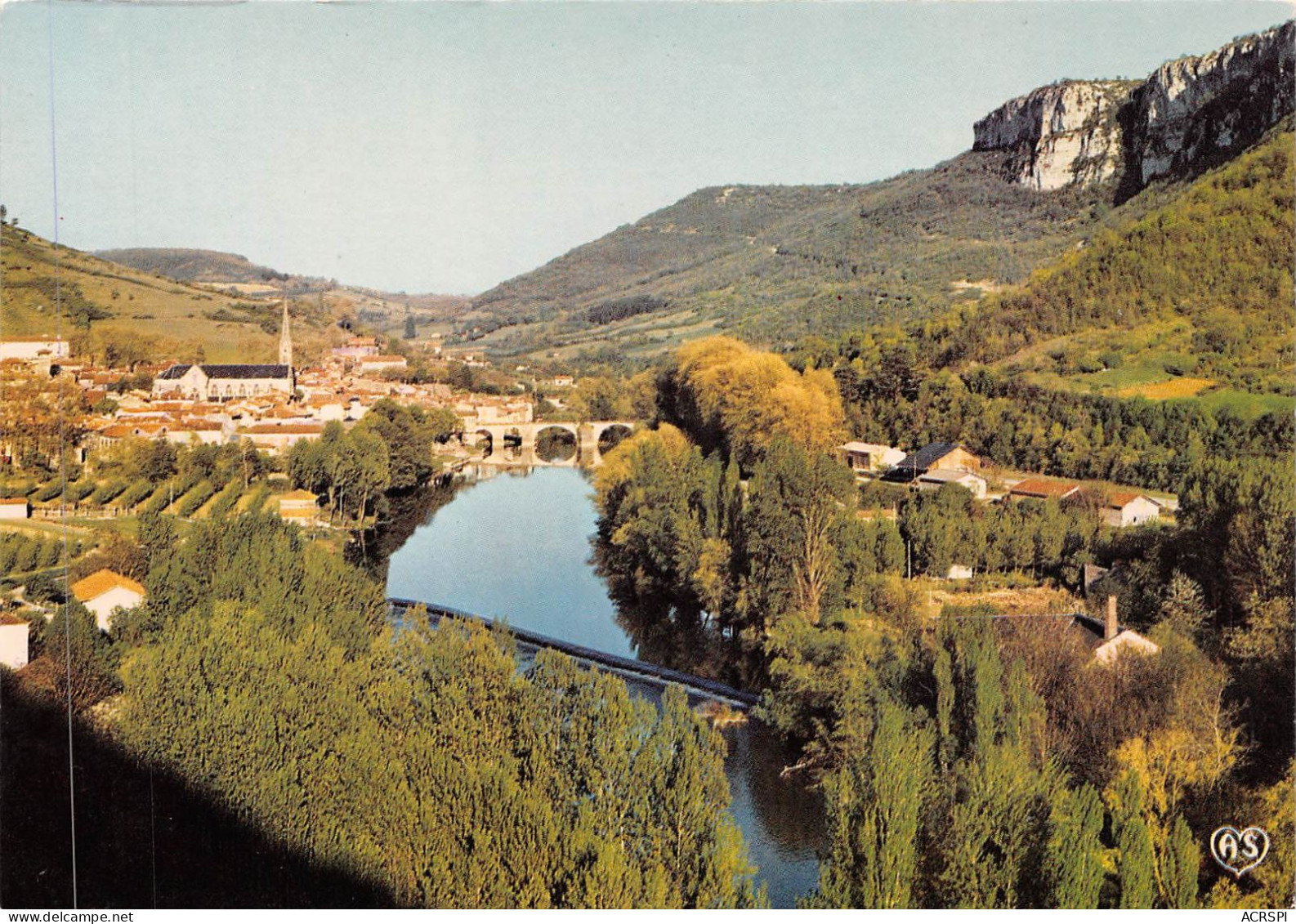 82 SAINT ANTONIN NOBLE VAL  Vue Générale Panoramique Sur La Ville   16 (scan Recto Verso)KEVREN0740 - Saint Antonin Noble Val