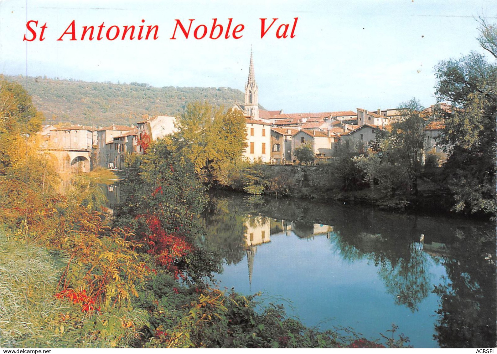 SAINT ANTONIN NOBLE VAL  Aspect Romantique De La Ville   9 (scan Recto Verso)KEVREN0740 - Saint Antonin Noble Val