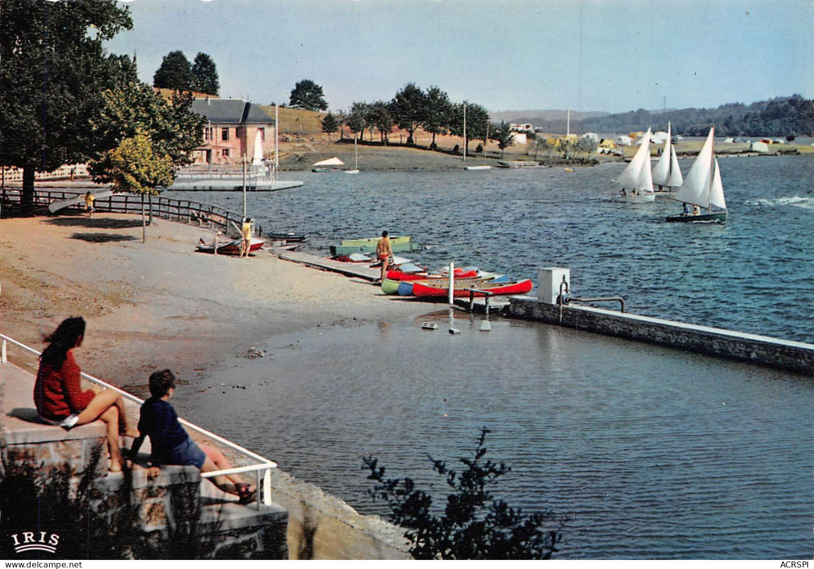 19 USSEL Régates Sur Le Lac De NEUVIC  24 (scan Recto Verso)KEVREN0738 - Ussel