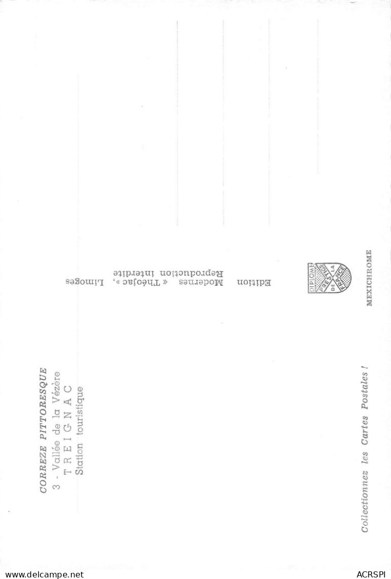 19 TREIGNAC  Vue Générale   10 (scan Recto Verso)KEVREN0738 - Treignac