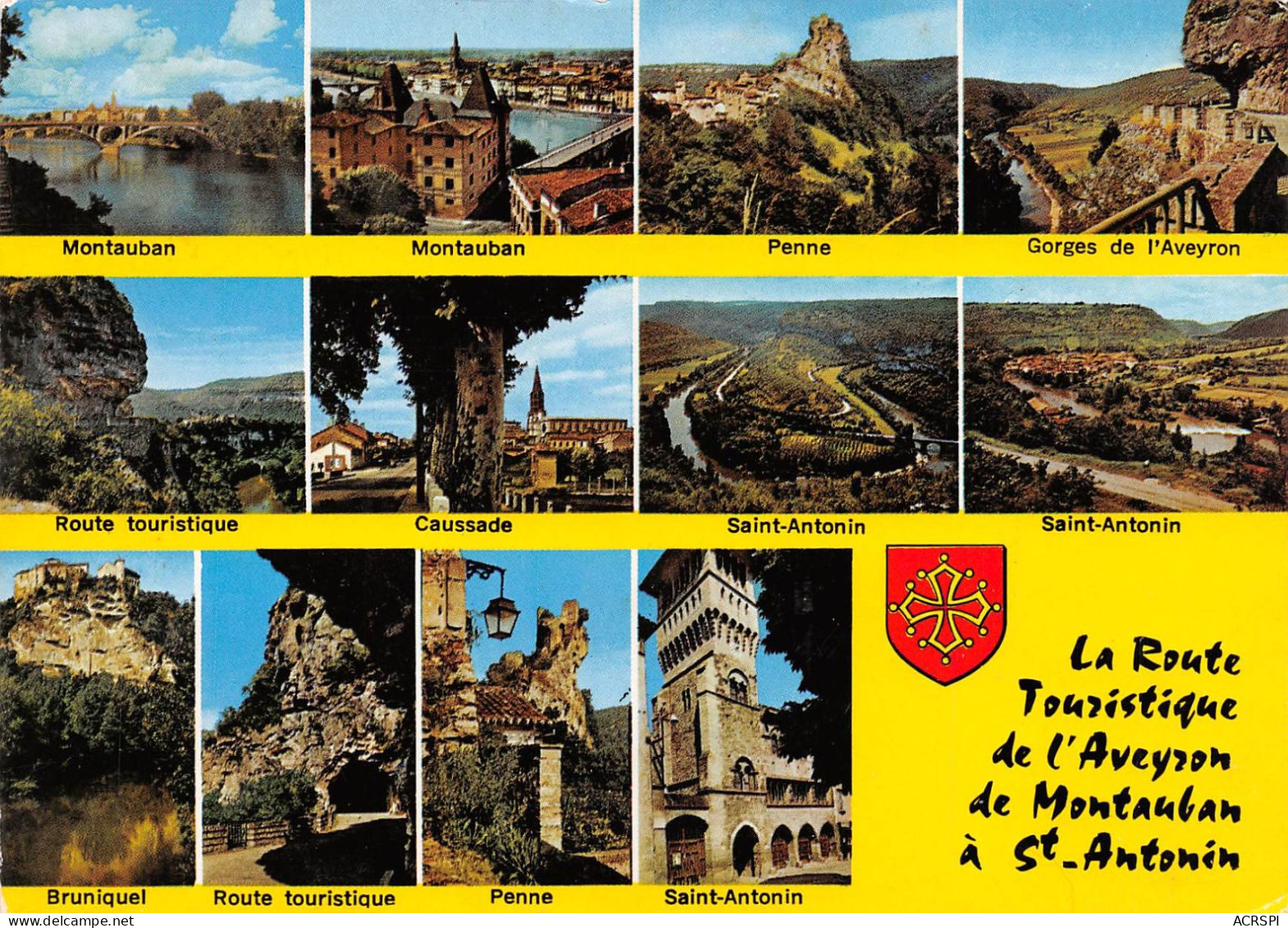 82 Route Touristique De Montauban à Saint Antonin  46 (scan Recto Verso)KEVREN0736 - Saint Antonin Noble Val
