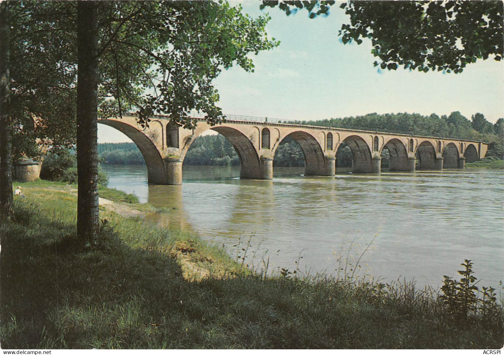 82 VALENCE D'AGEN Pont De Mondou Sur La Garonne   51 (scan Recto Verso)KEVREN0736 - Valence