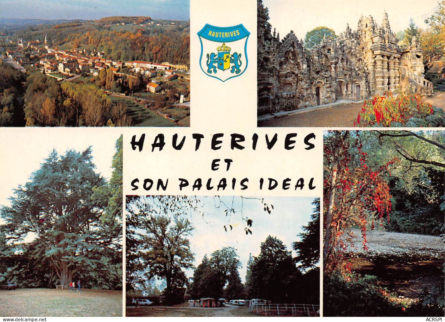 26 HAUTERIVES  Le Palais Idéal Du Facteur Cheval Camping Et Parc   7 (scan Recto Verso)KEVREN0750 - Hauterives