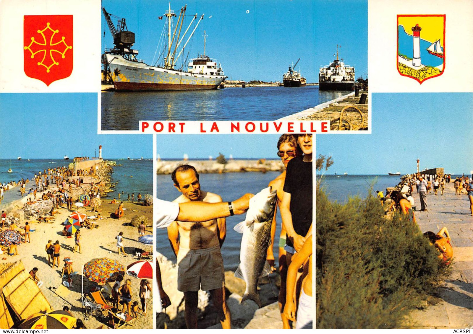 11  PORT LA NOUVELLE  Le Phare La Plage Le Port    8 (scan Recto Verso)KEVREN0748 - Port La Nouvelle