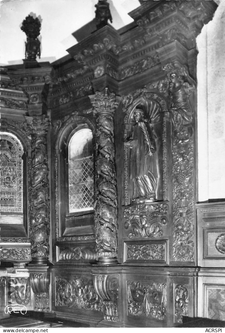 23  MOUTIER D'AHUN L'église  Boiseries Du Choeur   46 (scan Recto Verso)KEVREN0752 - Moutier D'Ahun